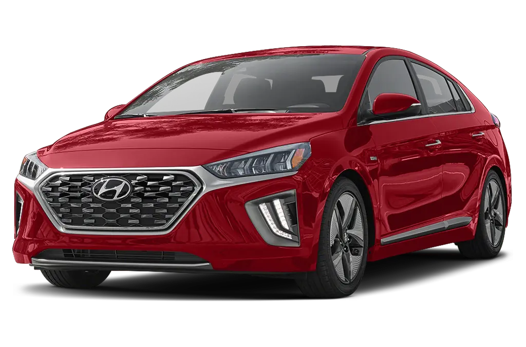 Hyundai Ioniq hybrid/electric car ready for PCO hire and Uber driving in London.